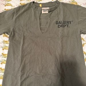 Authentic Gallery Dept shirt. (I put that slit down the middle)